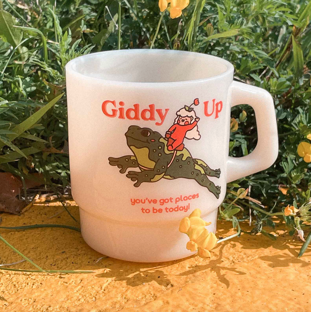 Giddy Up Vintage Diner Mug