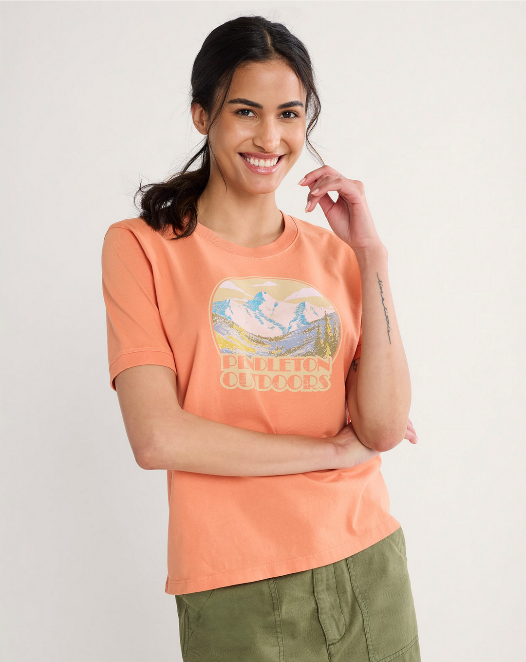 Pendleton - Orange Retro Graphic Tshirt