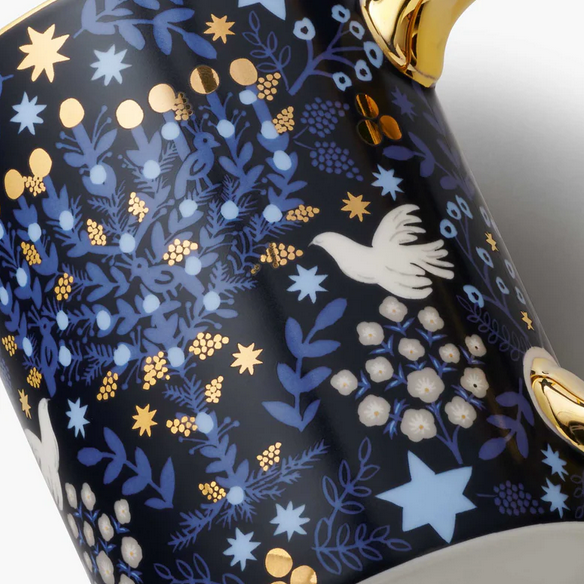 Laurel Menorah Porcelain Mug