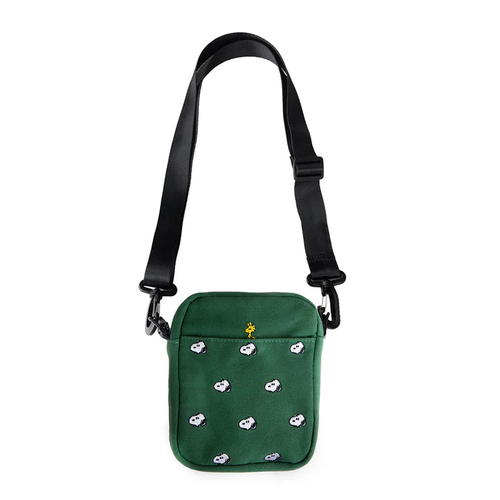 Snoopy Embroidered Crossbody Forest Bag