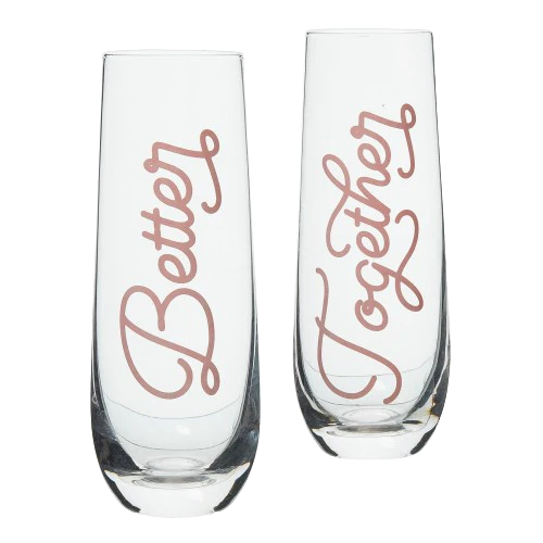 Better Together Champagne Glass Set of 2
