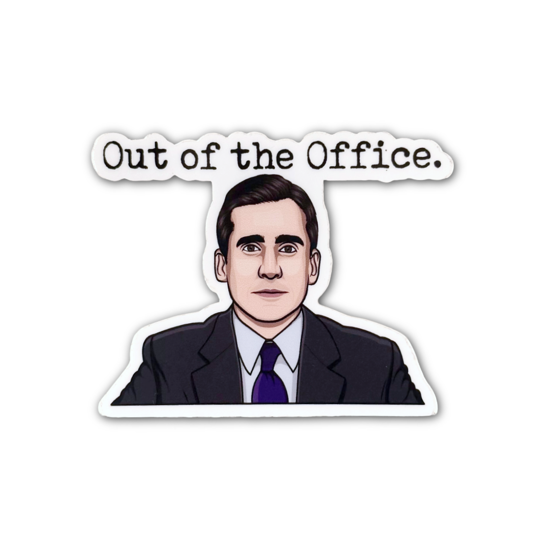 Out of the Office Sticker