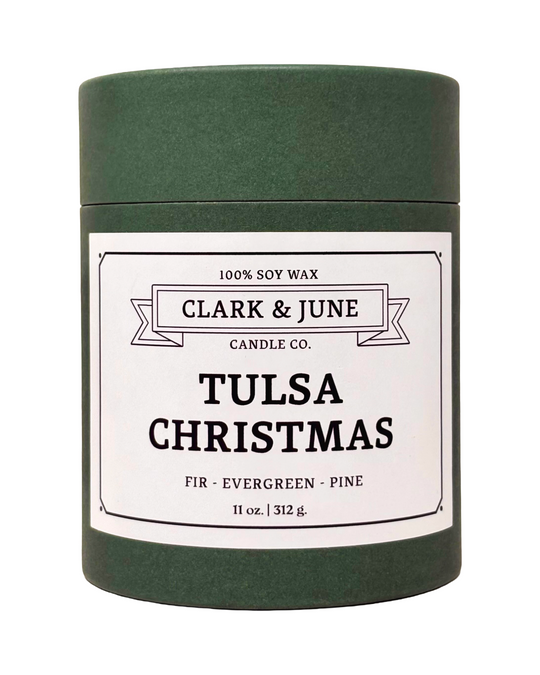 Tulsa Christmas 11oz Candle