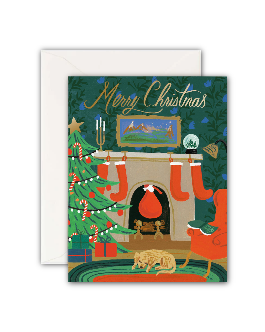 Christmas Eve Scene Holiday Card