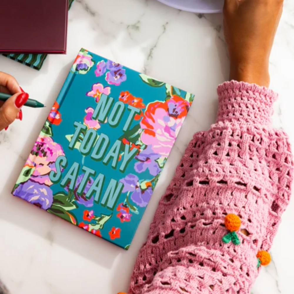 Not Today Satan Notebook