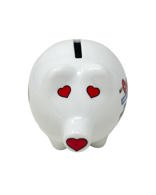 Oklahoma Map Design Piggy Bank