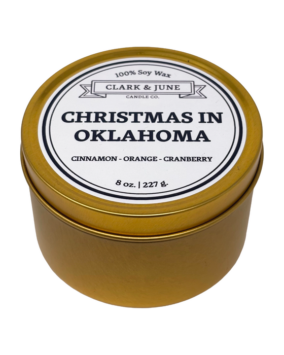 Christmas in Oklahoma 8oz Candle