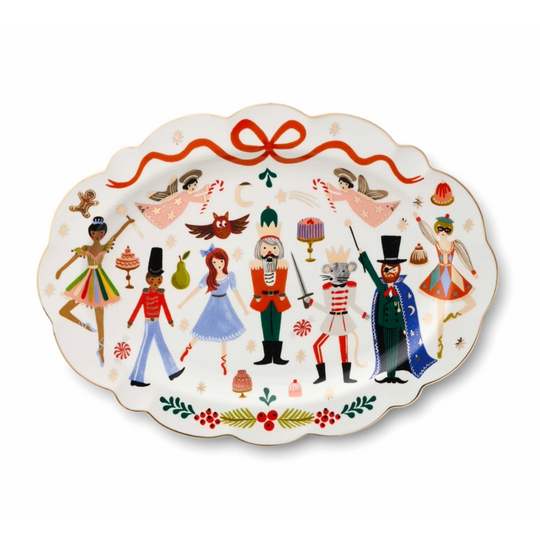 Nutcracker Porcelain Serving Platter