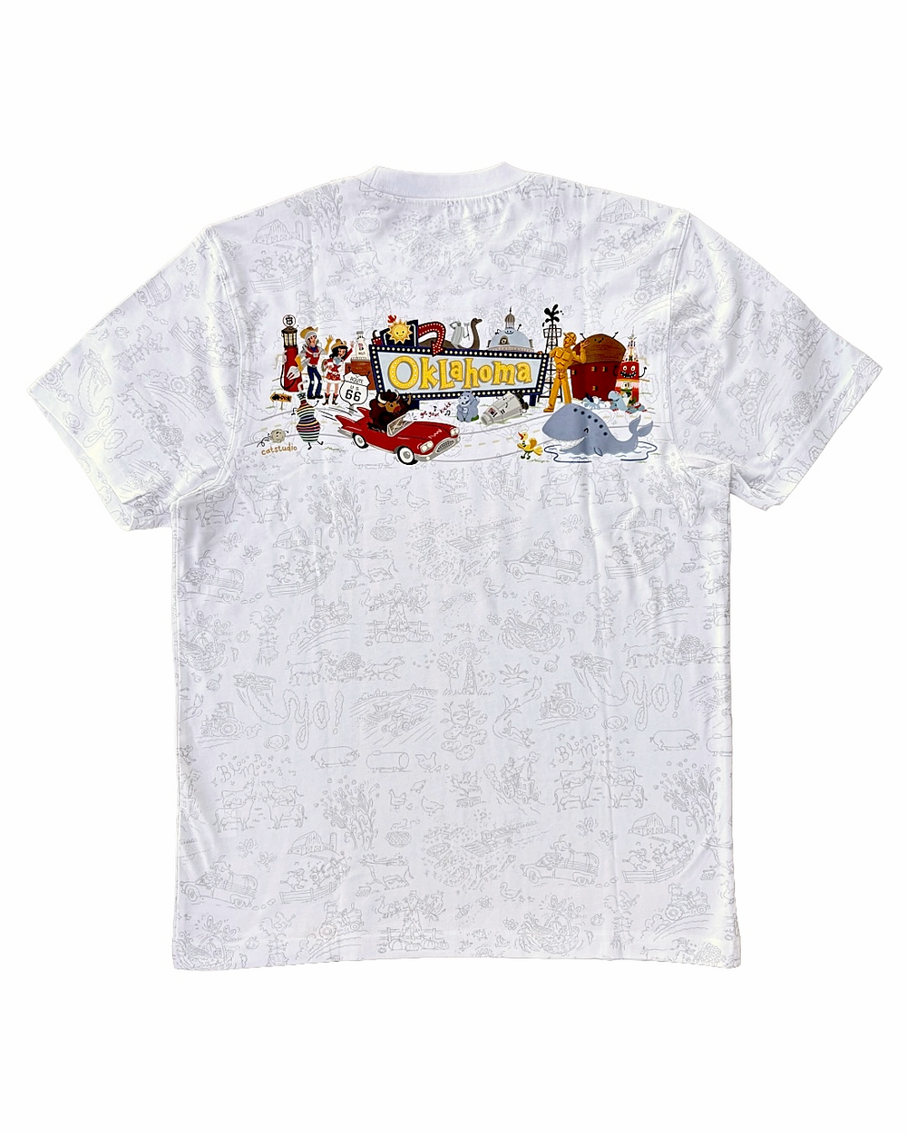 Oklahoma Toon Tshirt