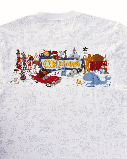 Oklahoma Toon Tshirt
