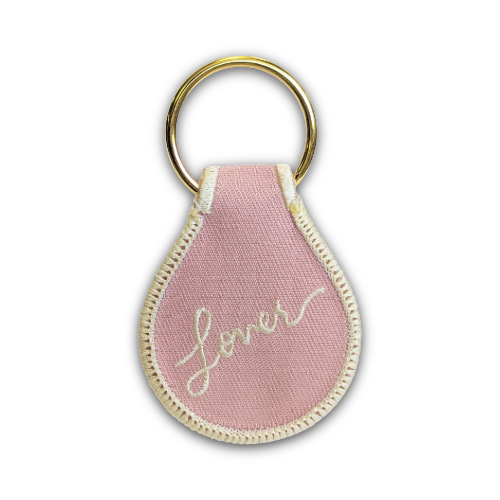 Lover Embroidered Keychain