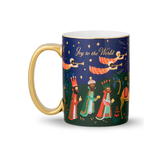 Nativity Scene Porcelain Mug