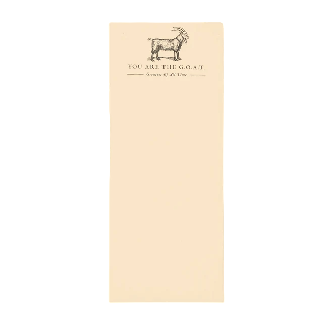 GOAT Skinny Notepad