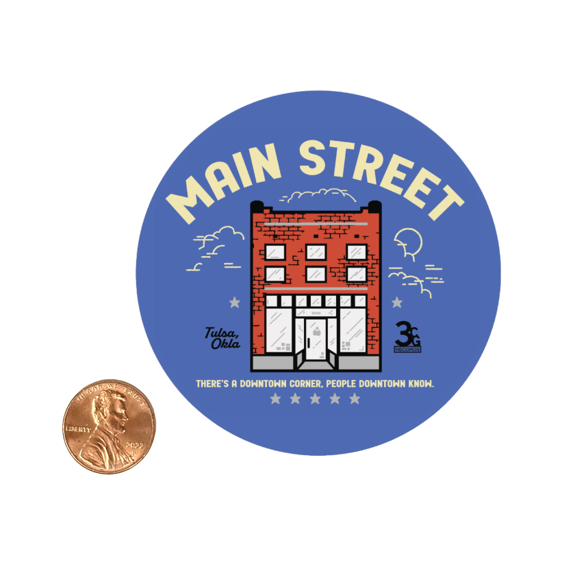 Main Street Hanson Sticker