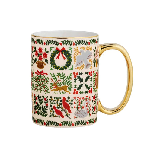 Christmastide Porcelain Mug