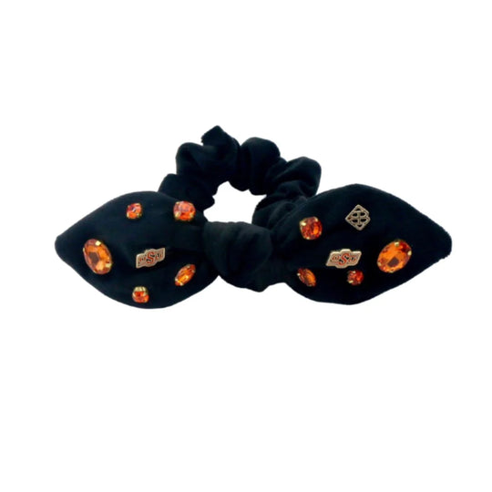 OSU Black Bow Scrunchie