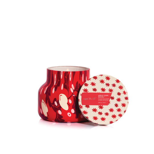Capri Blue - Petite Pattern Play Apple Cider Social Candle 8 oz.