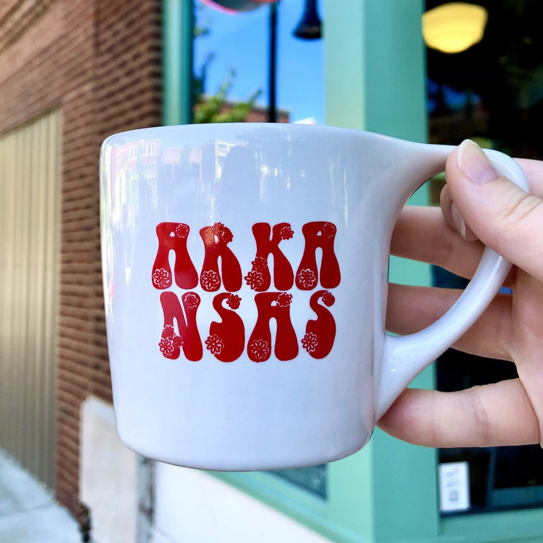 Arkansas Flower Mug