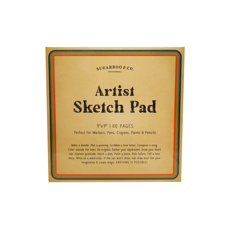Artist Sketch Pad 9"x9"