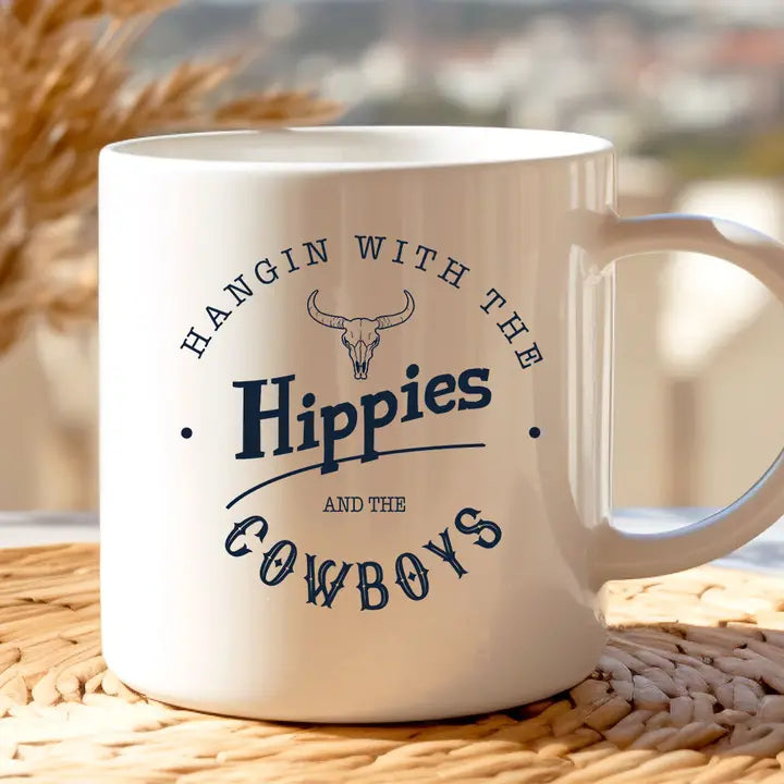 Hanging With Hippies and Cowboys Mug