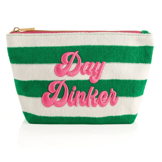 Day Dinker Green Zip Pouch