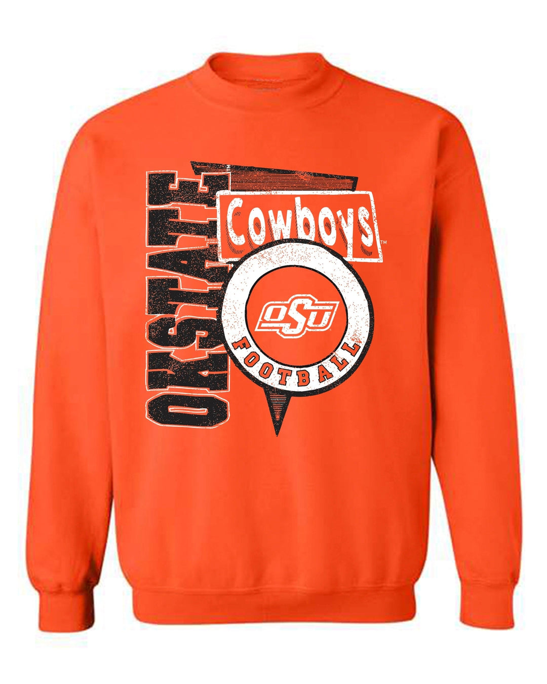 OSU Cowboys Football Spree Thrifted Sweatshirt