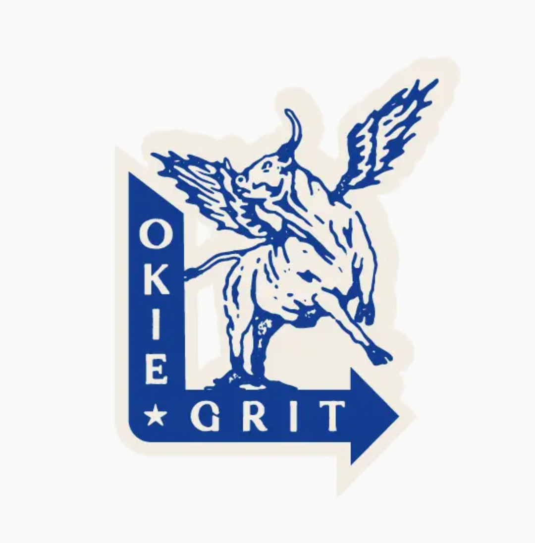 Okie Grit Bull Sticker