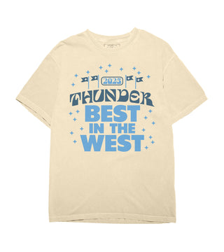 Best in the West Oklahoma City Thunder Tshirt