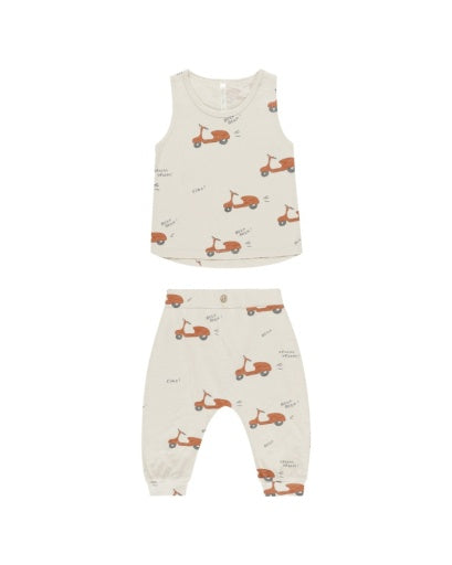 Rylee + Cru - Mopeds Tank & Slouch Pant Set