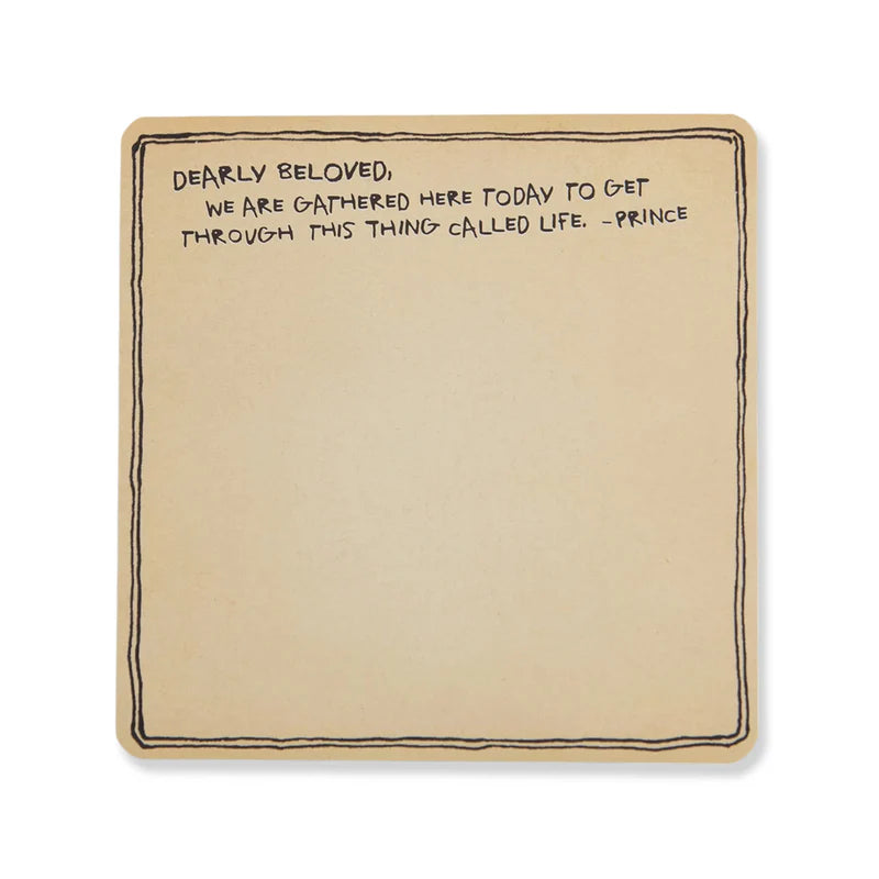 Dearly Beloved (Prince) Notepad