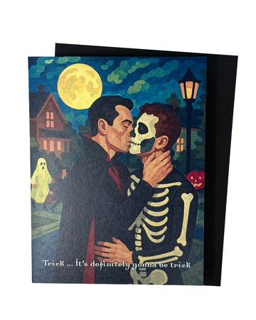 Definitely Gonna Be Trick Halloween Card