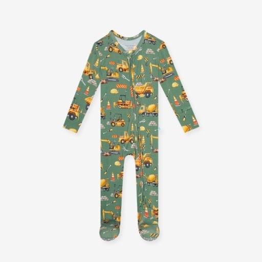 Posh Peanut - Crawford Footie Zippered One Piece