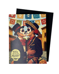 Feliz Dia De Los Muertos Guys Halloween Card