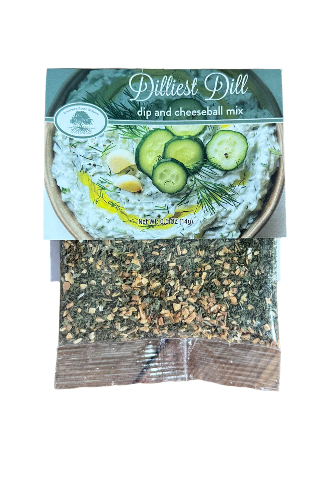 The Dilliest Dill Dip and Cheeseball Mix by Southern Roots Sisters, made in Oklahoma