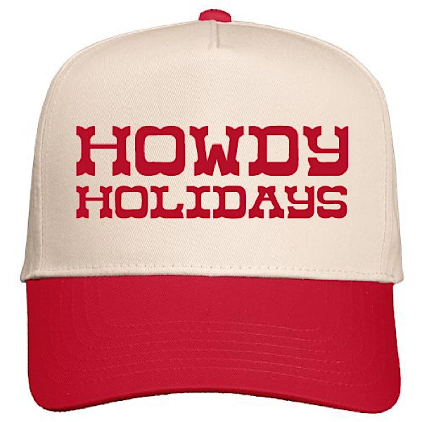 Howdy Holidays Baseball Hat