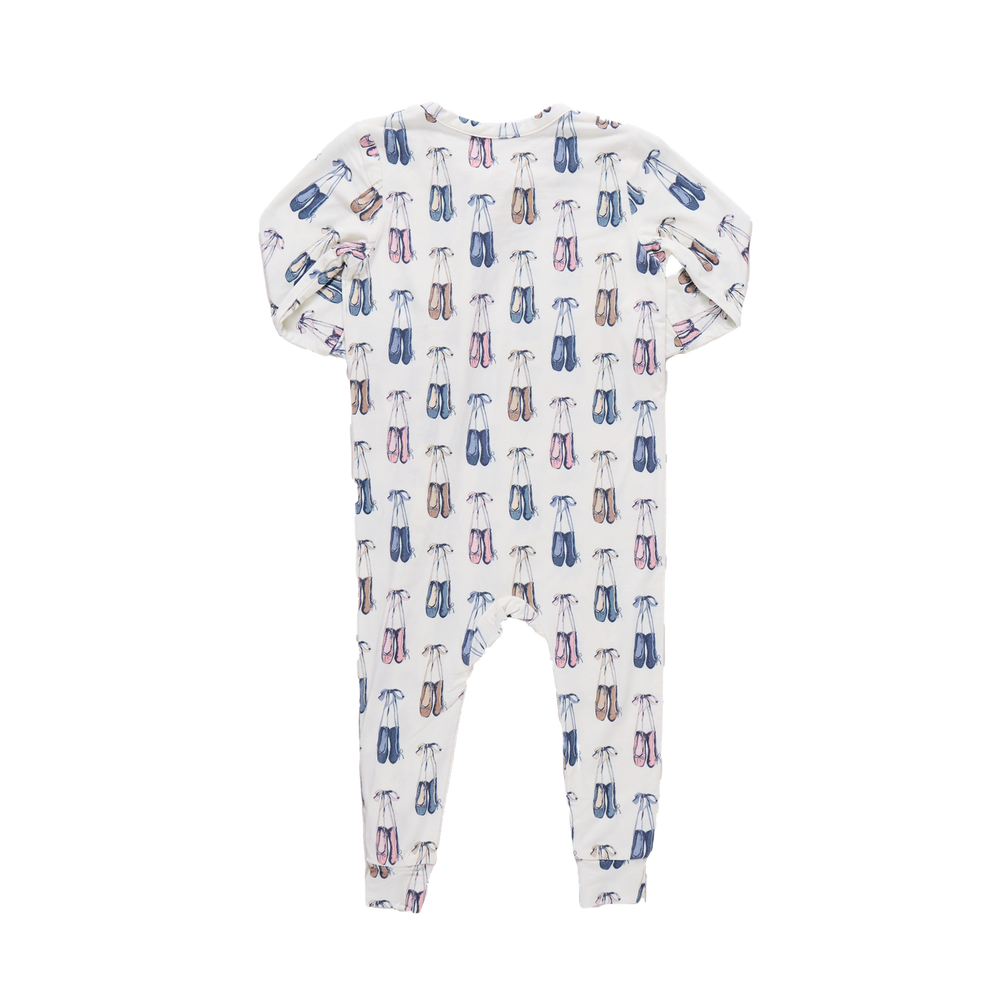 Pink Chicken - Ballet Ruffle Bamboo Romper