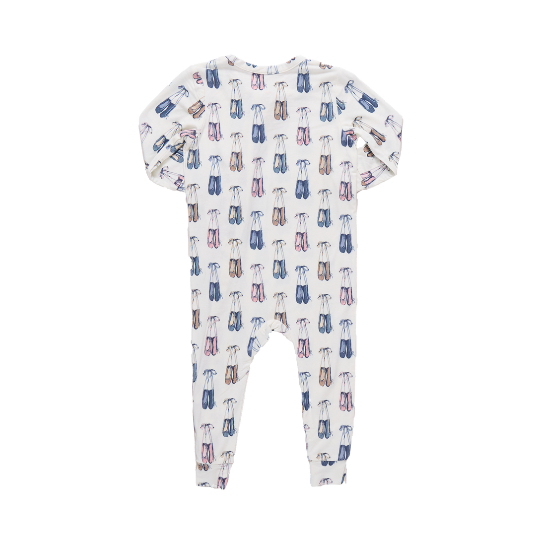 Pink Chicken - Ballet Ruffle Bamboo Romper