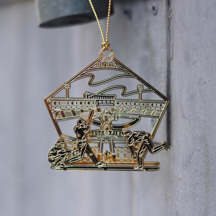 2010 Driller Baseball Stadium Ornament