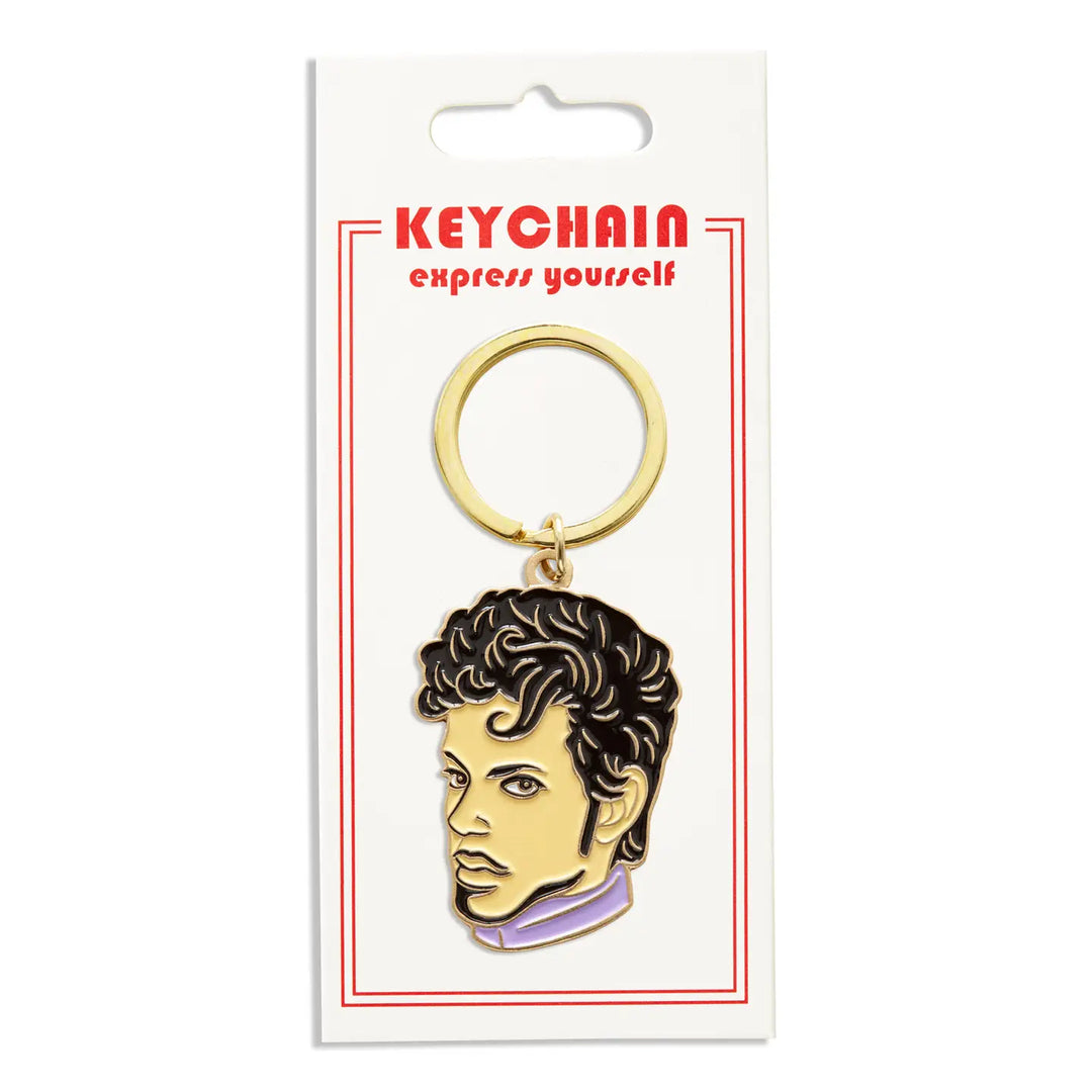 Purple Reign Prince Keychain