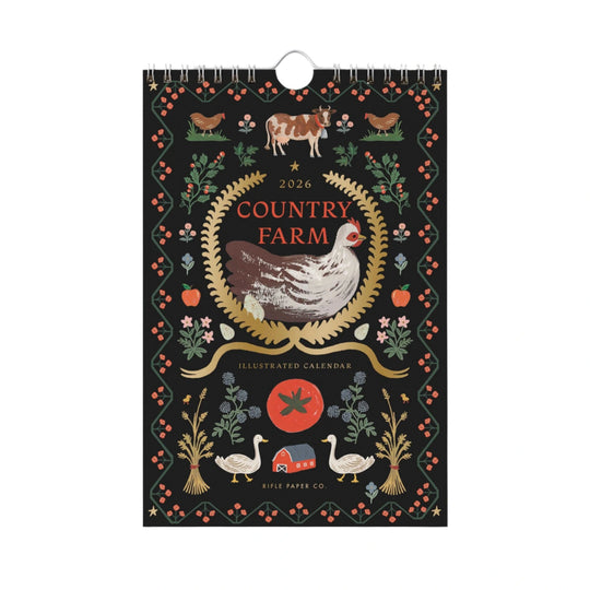 2026 Country Farm Kitchen Calendar