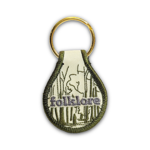 Folklore Embroidered Keychain