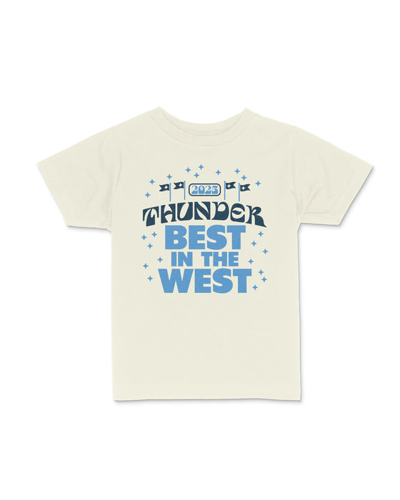 Best in the West Oklahoma City Thunder Youth Tshirt