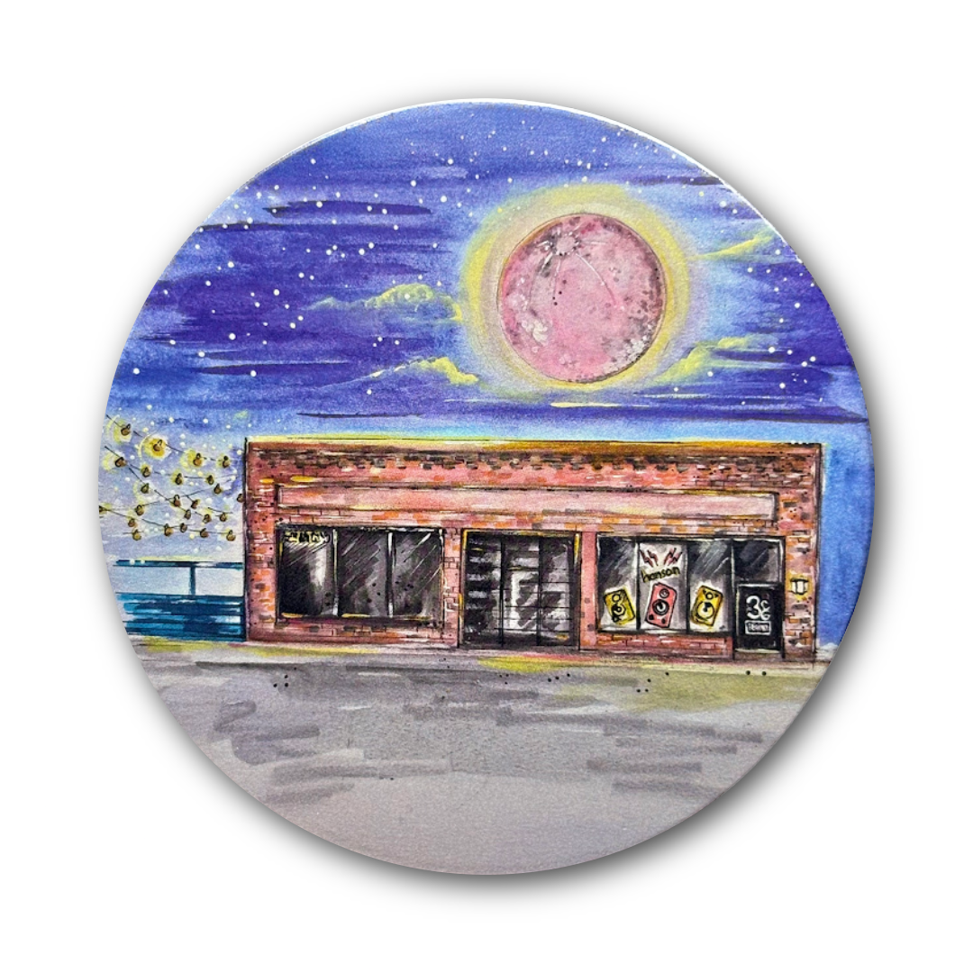 Hanson 3CG Studios Coaster | Tulsa Recording Studio Band Merch