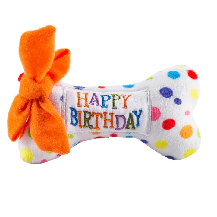 Small Happy Birthday Bone