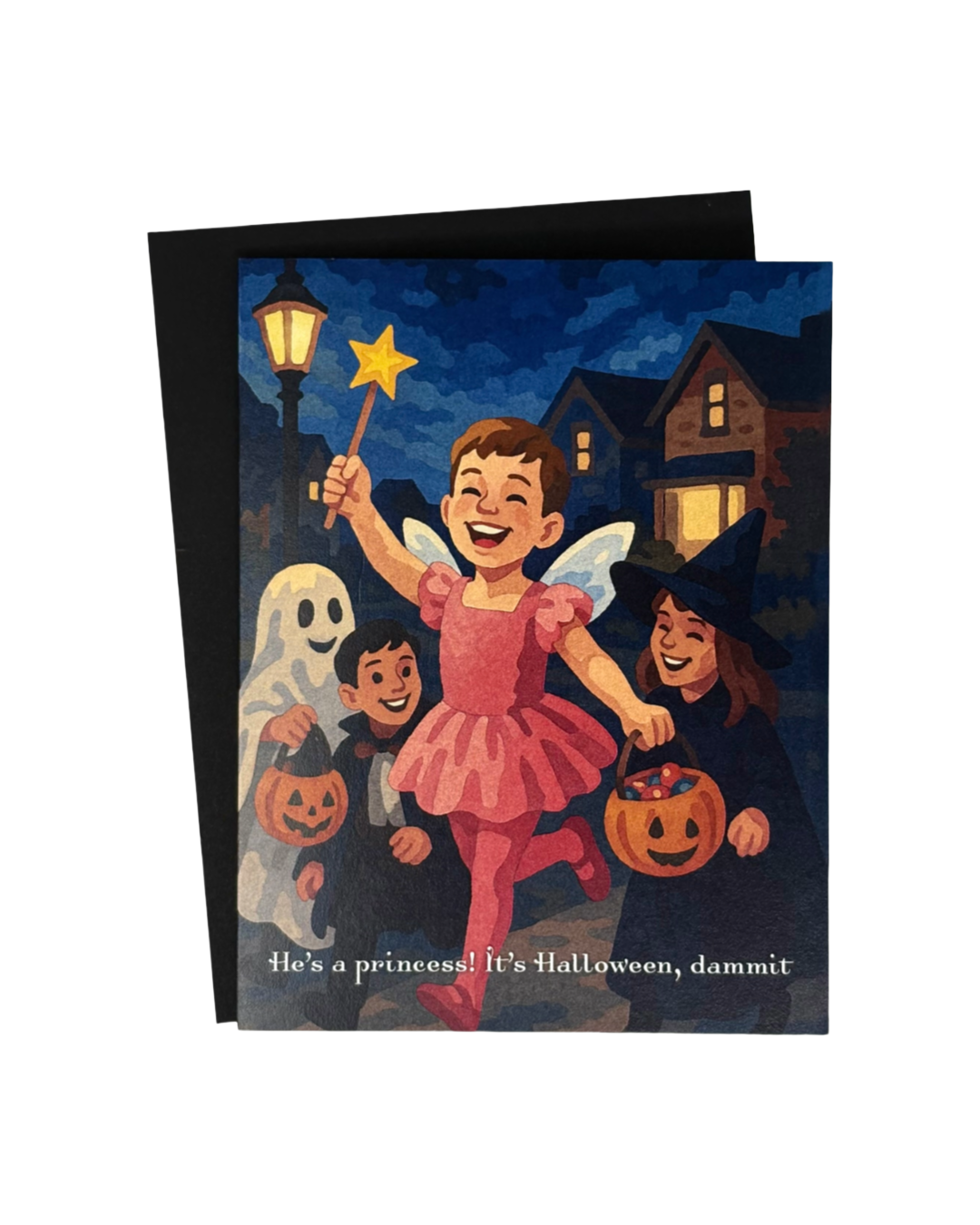 He's a Princess! Halloween Card
