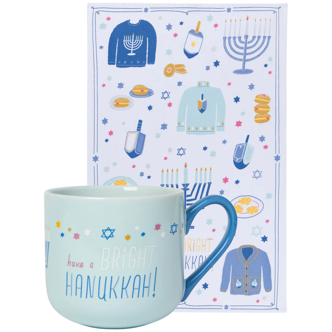 Bright Hanukkah Mug Set