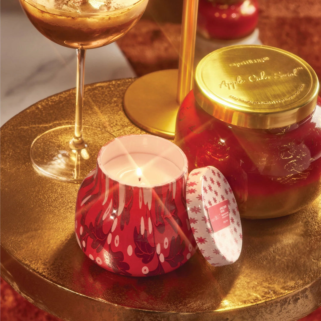 Capri Blue - Petite Pattern Play Apple Cider Social Candle 8 oz.