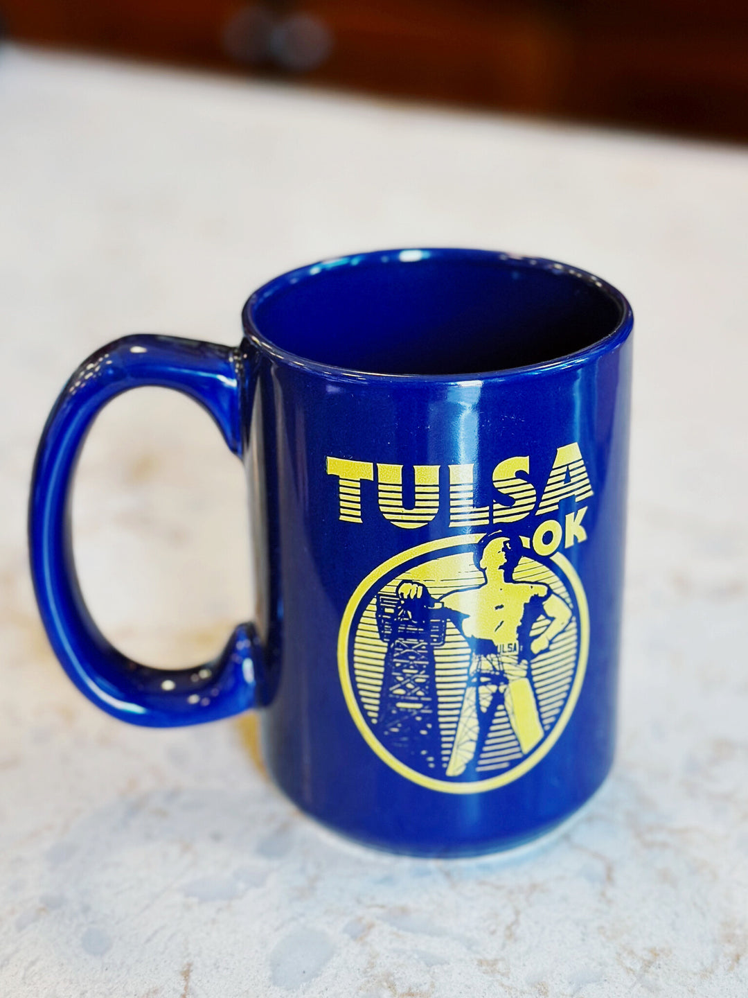Navy Vintage Driller Mug