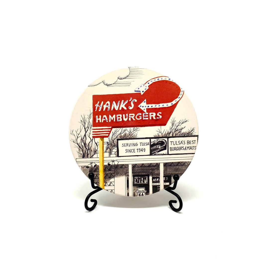 Hanks Hamburgers Coaster