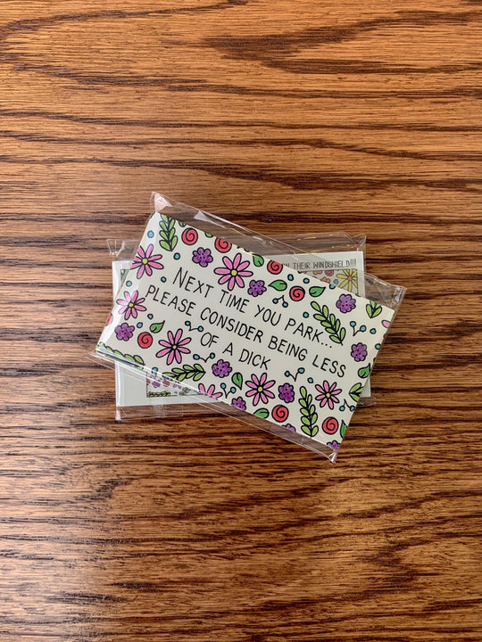 Parking Card Pack - Assorted